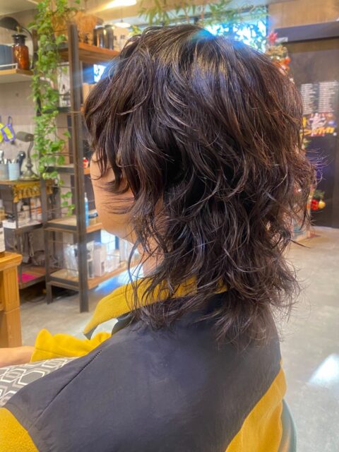 ウルフ×スパイラルパーマ【深山美春】